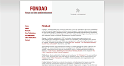 Desktop Screenshot of fondad.org